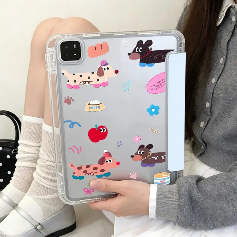 Anti-Bending 3+Y Fold Case For Xiaomi Pad 5/5Pro 6/6Pro 11 Xiaomi Pad 7/7Pro 8/8Pro 11.2 Redmi Pad SE 11 Pro/Pro2 12.1