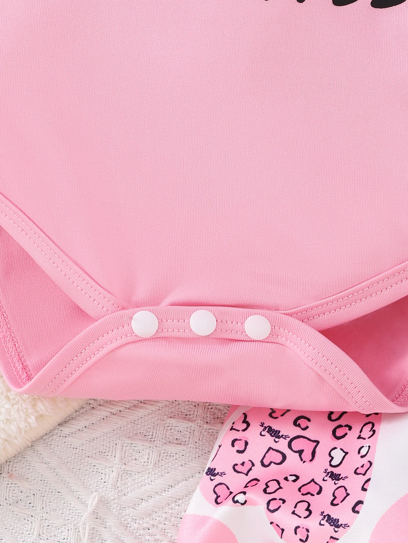 الفتيات ربيع الخريف عادية كم طويل إلكتروني طباعة الوردي مثلث رومبير طباعة كاملة السراويل الطويلة مجموعة الحجاب #5