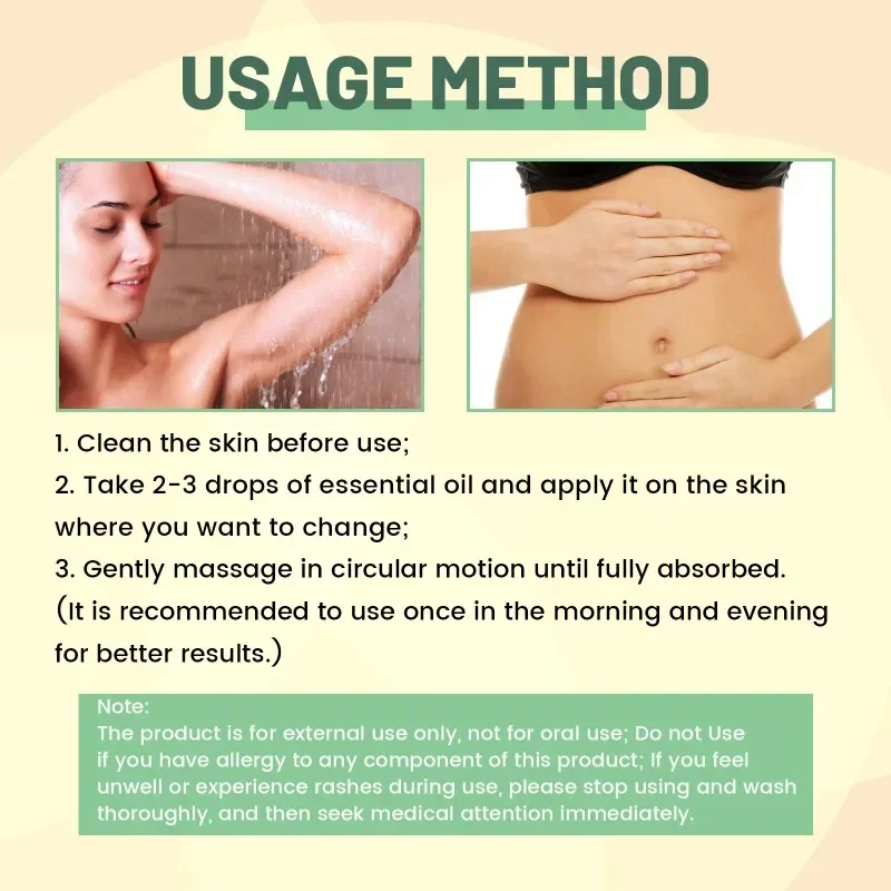 Body Slimming Essential Oil Cellulite Remover Belly Slim Products Tummy Fat Burner Lose Weight Massage Cream Oil Beauty Health