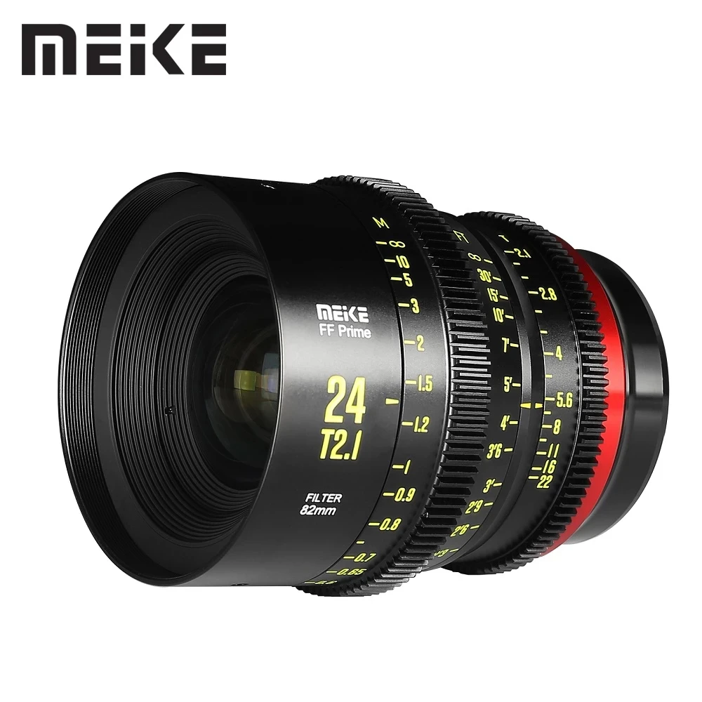Meike 24mm T2.1 Full Frame Prime Cine Lens for Canon EF RF Mount /for  E Mount /for  L Mount /for PL-Mount