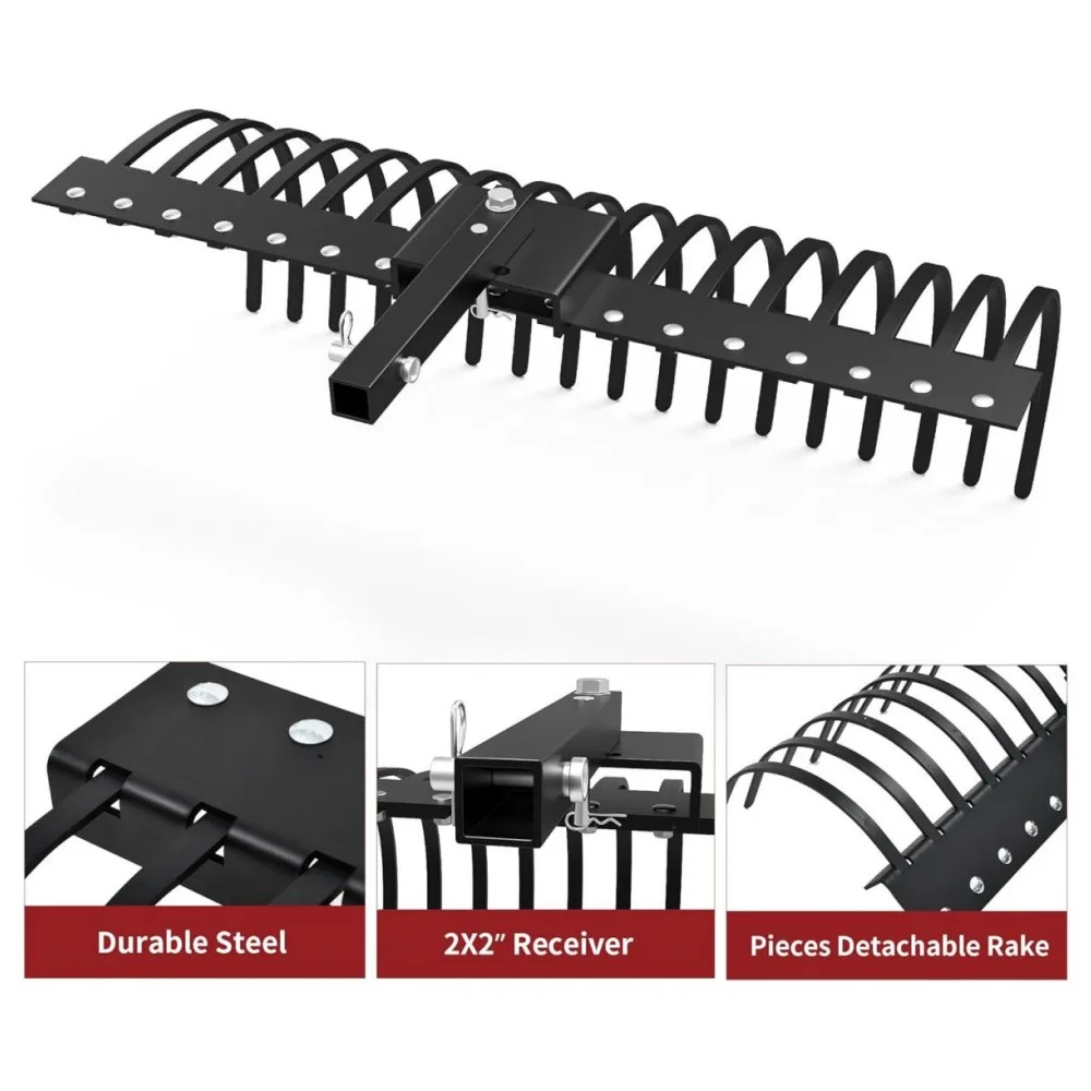 Factory Price Multifunctional All-Purpose Aluminum Landscape Rake Floating Weed Removal Tool Lawn Mowers ATV/UTV Condition New