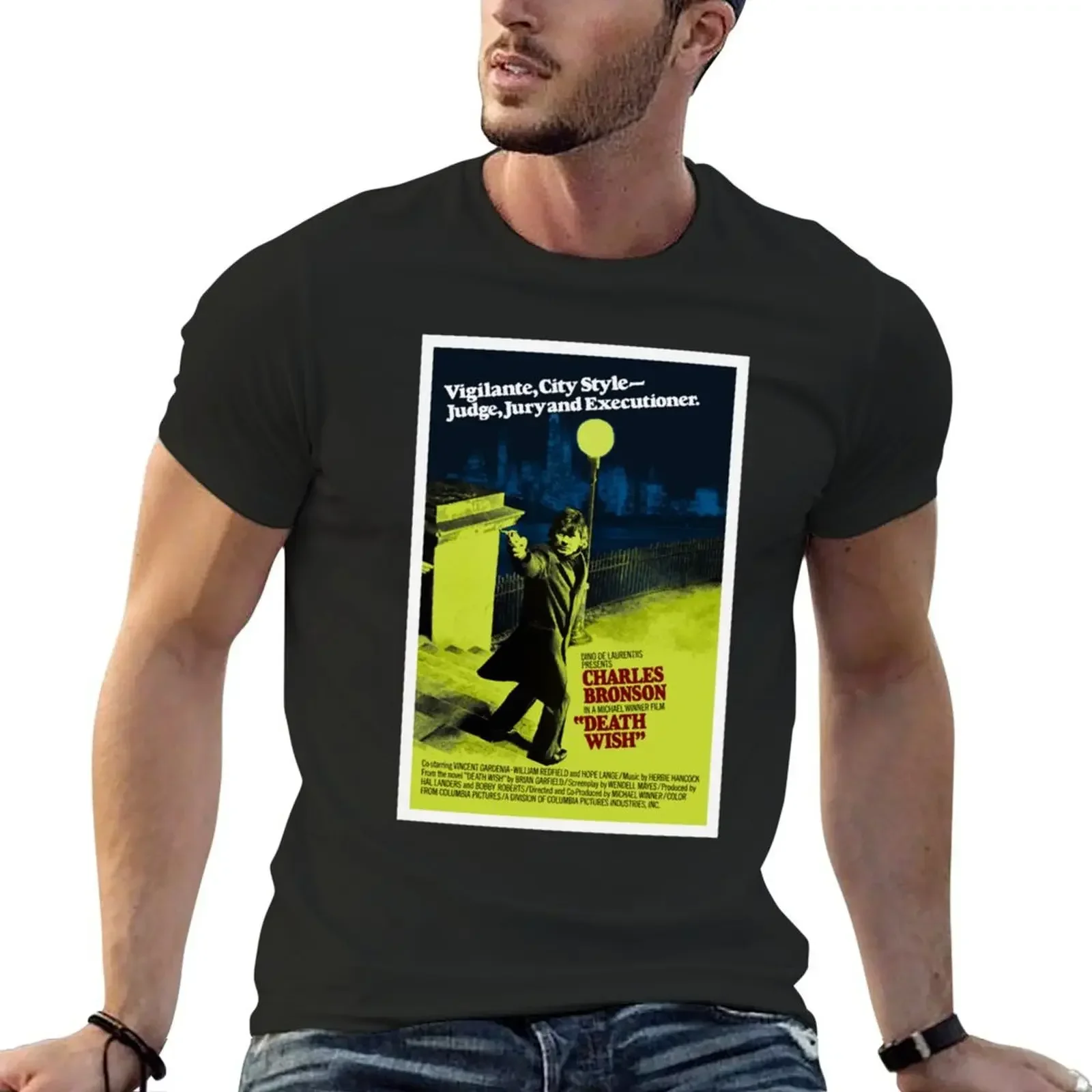 

Death Wish 1974 T-Shirt graphic t shirts summer clothes customizeds quick drying men graphic t shirts