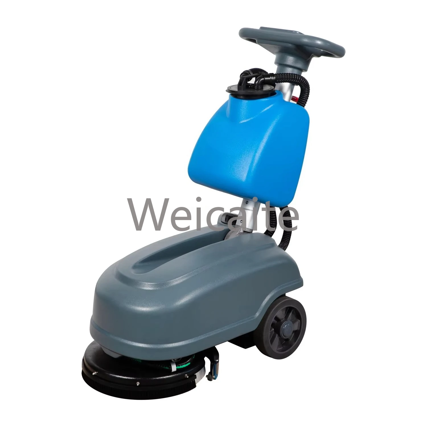 

24V Compact Electric Walking Floor Scrubber New Industrial Washer with Cold Water Plastic Body Floor Sweeper