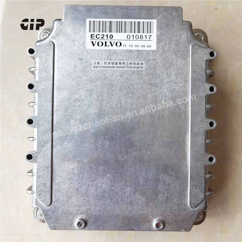 Excavator Bulldozer Engine Controller P12 EC210 EC210B EC140 EC140LC D6D D7D Controller ECU 60100002 VOE14590052