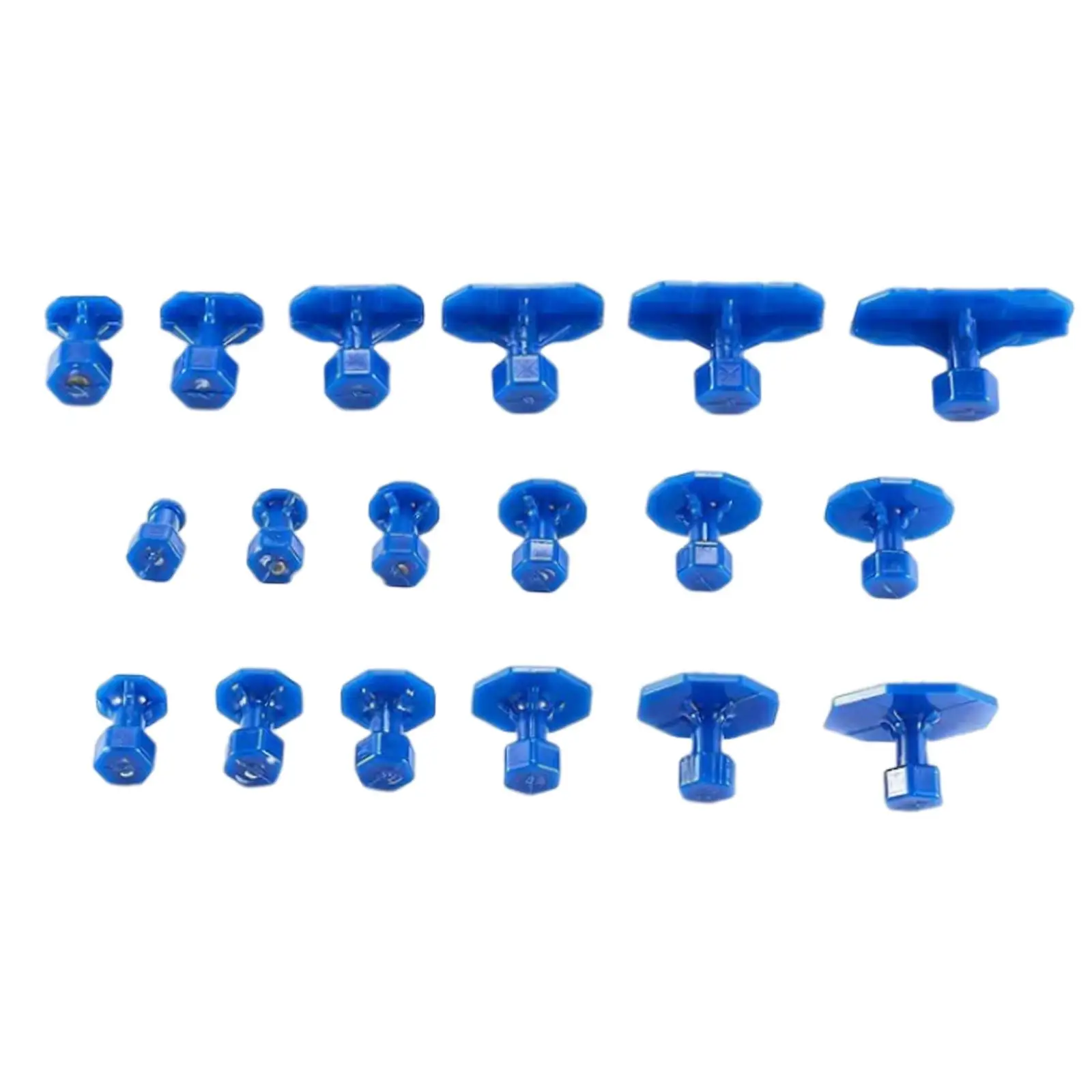 18Pcs Dent Puller Glue Tabs Dent Puller Tabs, Car DentTools Set ,Dent Removal Pulling Tabs for Automobile Refrigerator