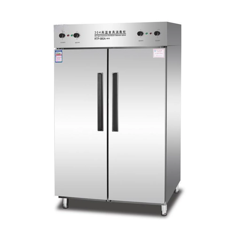 

Электрическая сушилка для посуды Электрический кухонный коммерческий дезинфекционный шкаф со стойкой из нержавеющей стали 304
