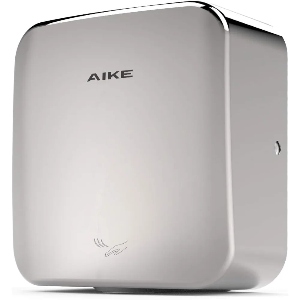 

Heavy Duty Jet Cube High Speed Hand Dryer For Bathroom, Model AK2800C Polished Stainless Steel Cover