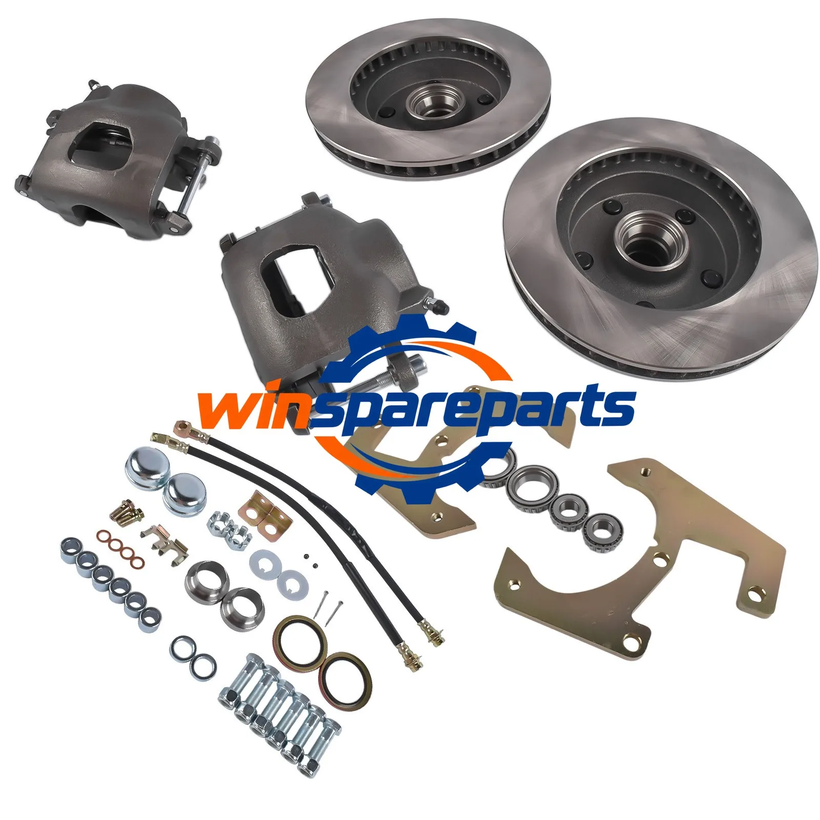 Brake Disc Set 91031964 W/Front Rotor &Caliper For 1948-56 Ford 1/2 Ton Pick-ups