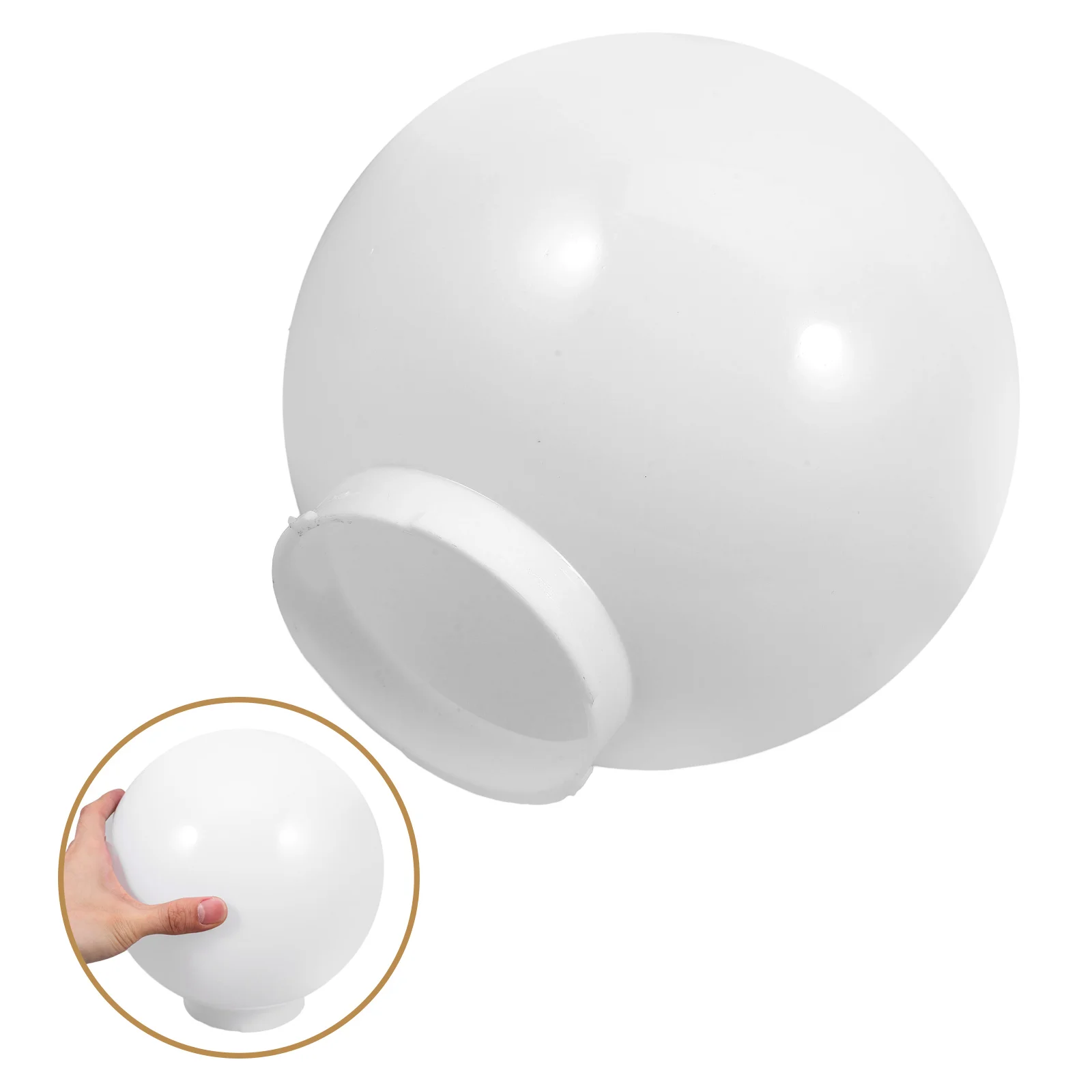 Acrylic Lampshade Cover Fixture Replacement Globes Decorative Lights Outdoor Ball Shaped Street Lampshades