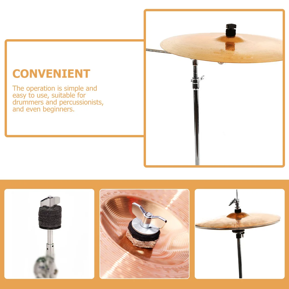 

1Set Drum Kit Felt Pads Durable Cymbal Felt Pads Non-Slip Cymbal Replacement Accessories Protect Cymbals Improve Drumming Sound