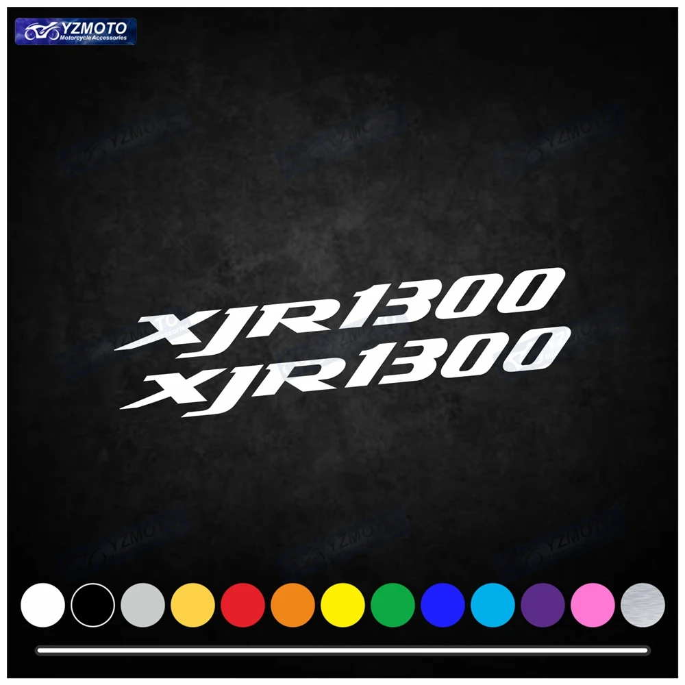 ل XJR1300 دراجة نارية اكسسوارات سباق ملصق خزان الوقود هيكل السيارة شعار السيارة الشارات محرك هدية خوذة الزجاج الأمامي ملصقات