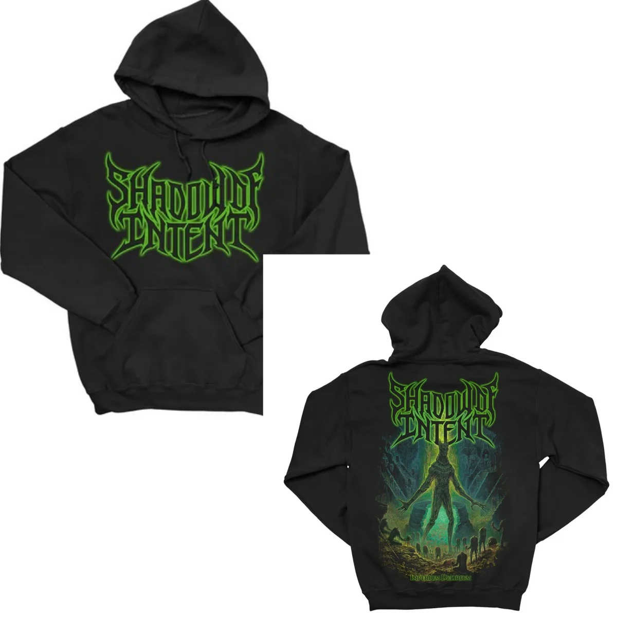 Shadow Of Intent _Imperium Delirium_ Sudadera con capucha 2026 Otoño e invierno El lujo de alta gama es tanto para hombres como para mujeres