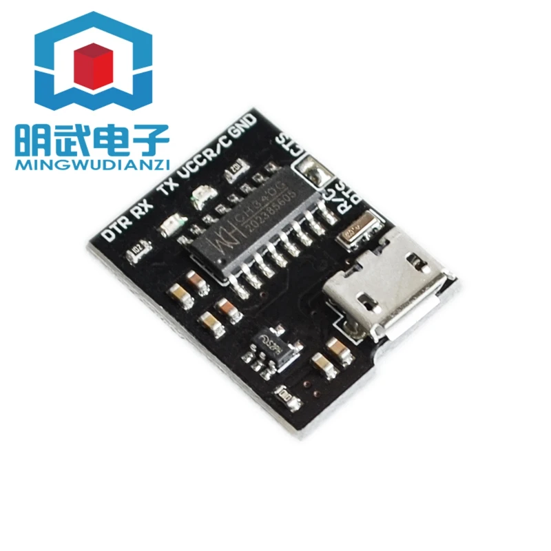 CH340G USB To TTL Module To Serial Port Download Line MICRO Interface Support 3.3V 5V Blackboard