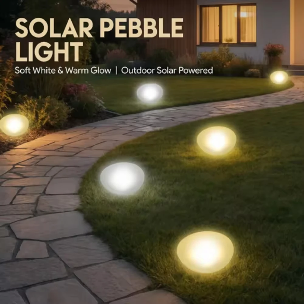 

Садовый светодиодный светильник-камень на солнечной батарее, ландшафтный светильник для газона, уличный светильник, напольный светильник для дома, декор для кемпинга и вечеринок, светильник-брусчатка