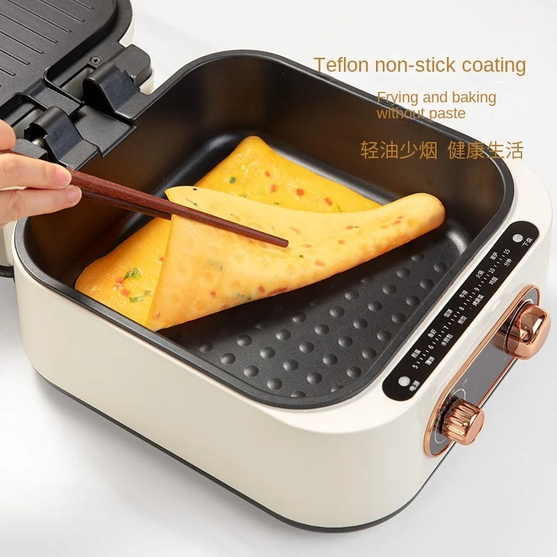 220V Household Electric Cake Pan Electric Hot Pot Non-stick Pancake Machine Double-sided Heating Multi Cooker Frying Pot