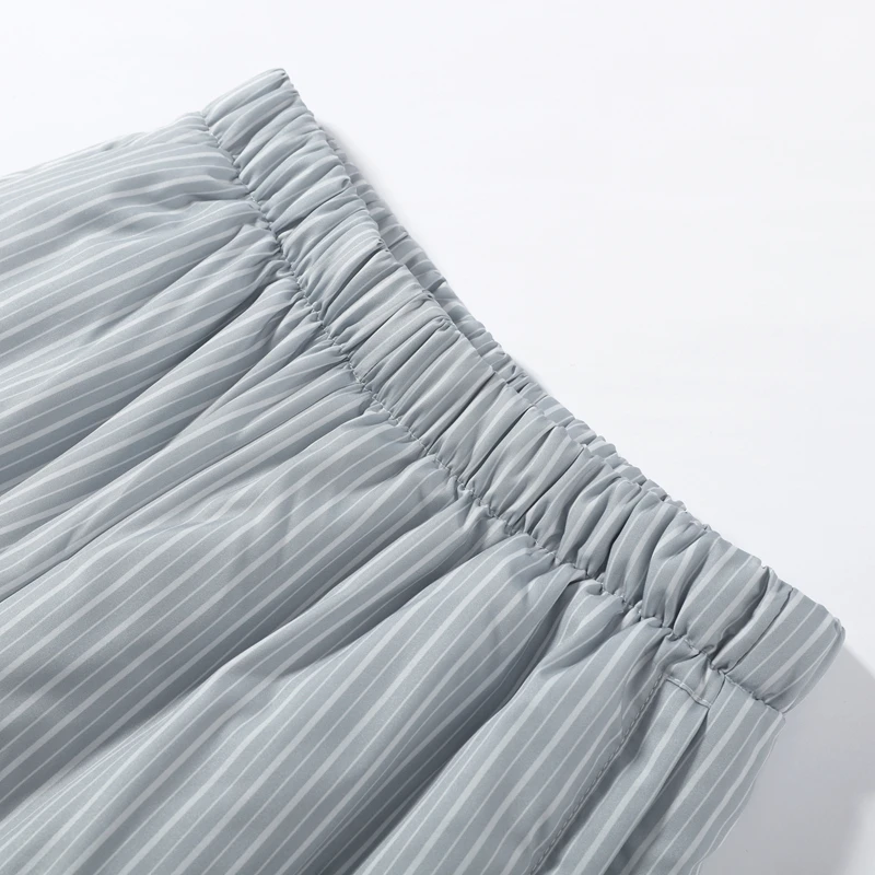 2026 Winter Gestreiftes Baumwoll-Mantel-Hosen-Set für Damen mit Kapuze, Stehkragen, Reißverschluss-Steppmantel und Hose mit Elastikbund – Damen-Outfit – Detail 14