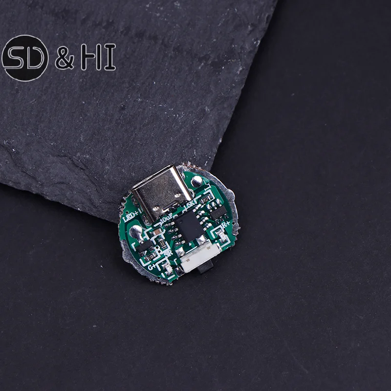 Two-speed Driver Board Flashlight Driver Accessories Circuit Board Switch Charging Integrated Board For 10 Watt Beads For 18650