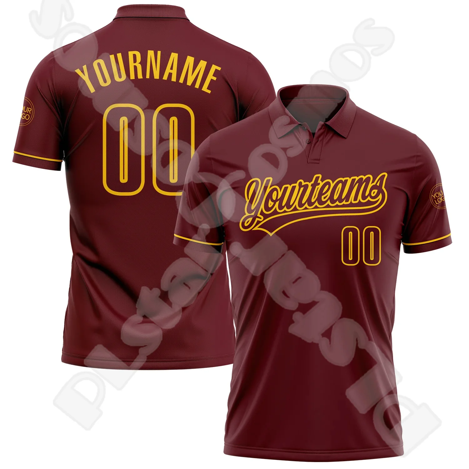 Benutzer definierte Name bunte Camo Gradient Vintage Flamme Graffiti Tattoo Retro 3dprint Harajuku Sommer Kurzarm Polo Trikot Shirts o