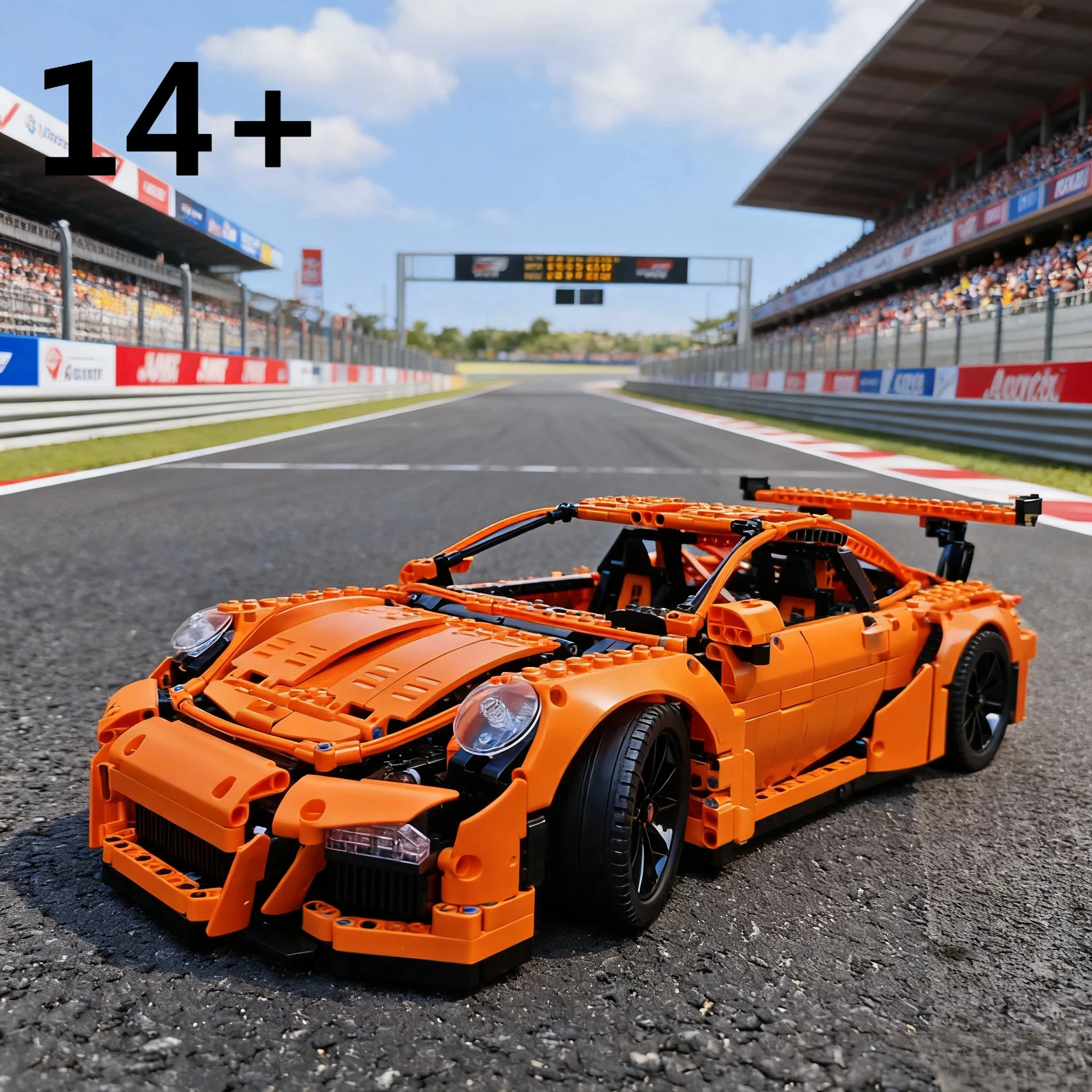 

Новый продукт, 2700 шт., супер гоночный автомобиль 42056, игрушечный мальчик GT3, модель автомобиля, строительный блок, подарок, детская модель