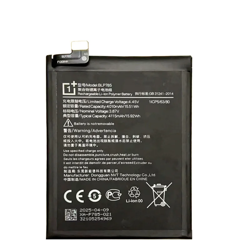 100% Original New High Quality BLP785 4115mAh Phone Replacement Battery For One Plus Oneplus Nord Batteries Bateria +Tools