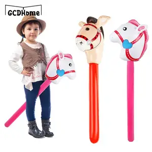 Hot Sale 1PC aufblasbare Stick Pferd Pony Head Ballon Cowboy Cowgirl Themed Animal Farm Geburtstagsfeier Dekoration Geschenkspielzeug 8 Hauptverkaufsversagen - №7