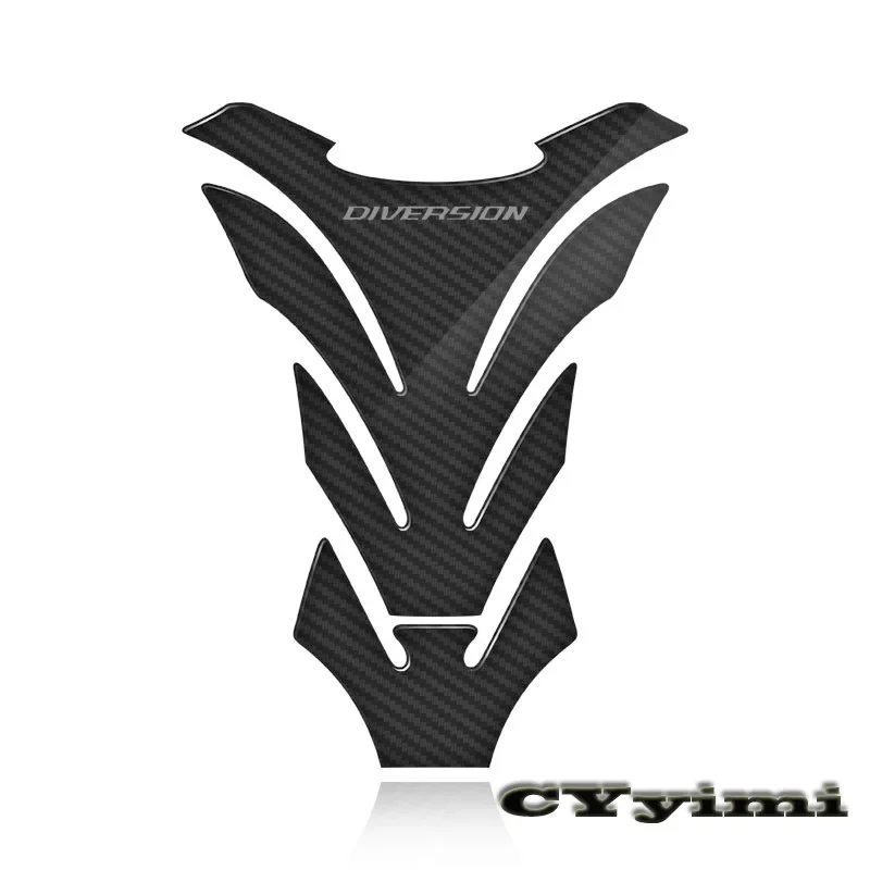 3D Carbon Fiber Motorcycle Fuel Tank Pad Cover Protector Decal Stickers For  XJ6 XJ900 XJ600 S DIVERSION