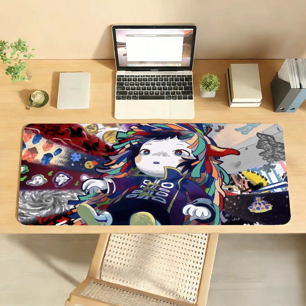 Singer Kikuo Cartoon Mouse Pad For Office Gaming And Keyboards Non-Slip Large Waterproof