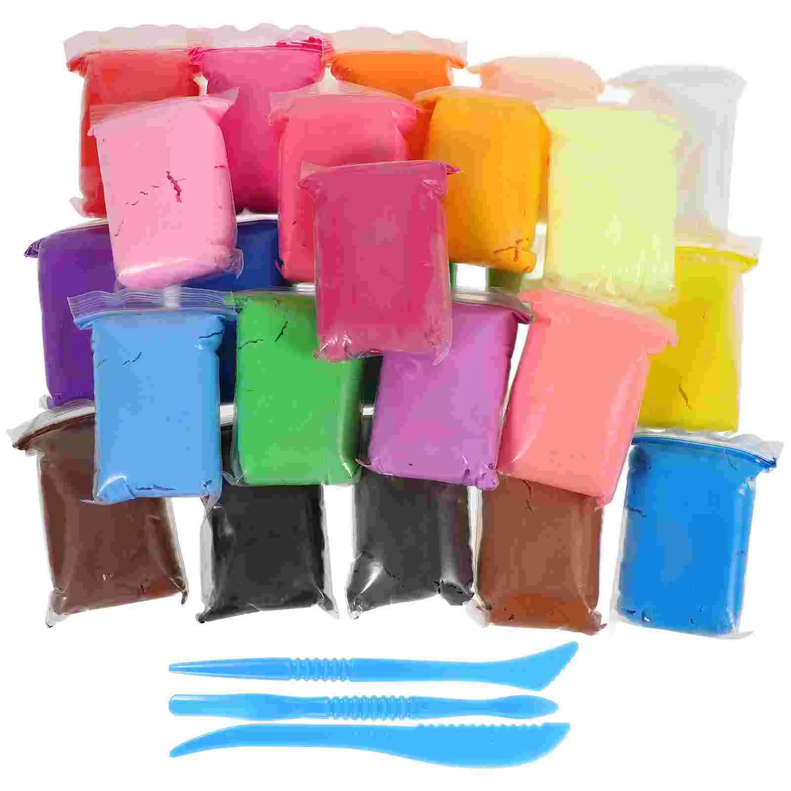 24 Bags Clay Sculpting Tools Accessories Model Teenager Playthings Child Oven Bake