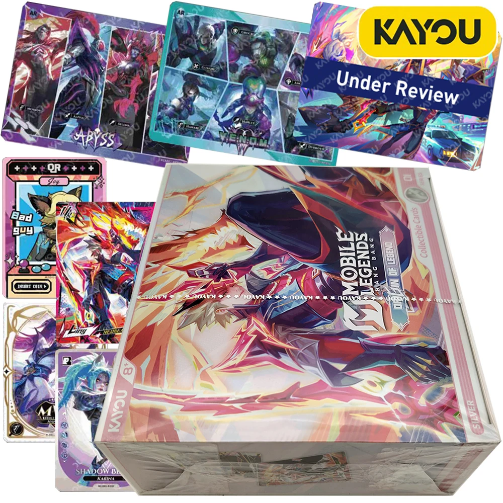

Original Kayou Mobile Legends Bang Bang Cards MLBB Birthday Surprise Gift for Friends Rare English Language Version Game Cards
