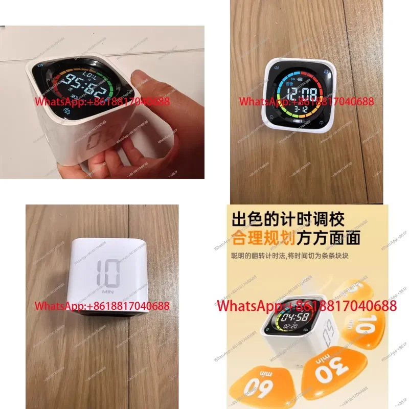 1PC for TK3 Student Self-Disciplined Time Management Flip Timer Small Square Learning Management Tool