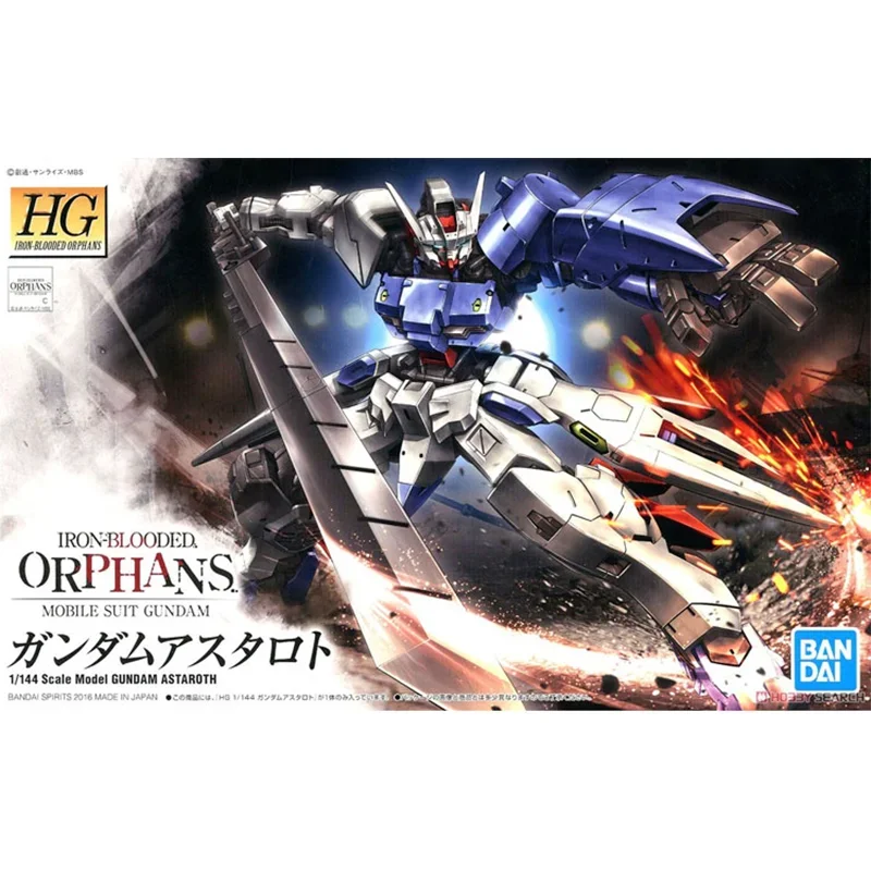 Bandai Gundam Model Kit Anime Figure HG IBO 1/144 IRON-BLOODED ORPHANS ASTAROTH Action Figures Collectible Toys Gifts for Kids