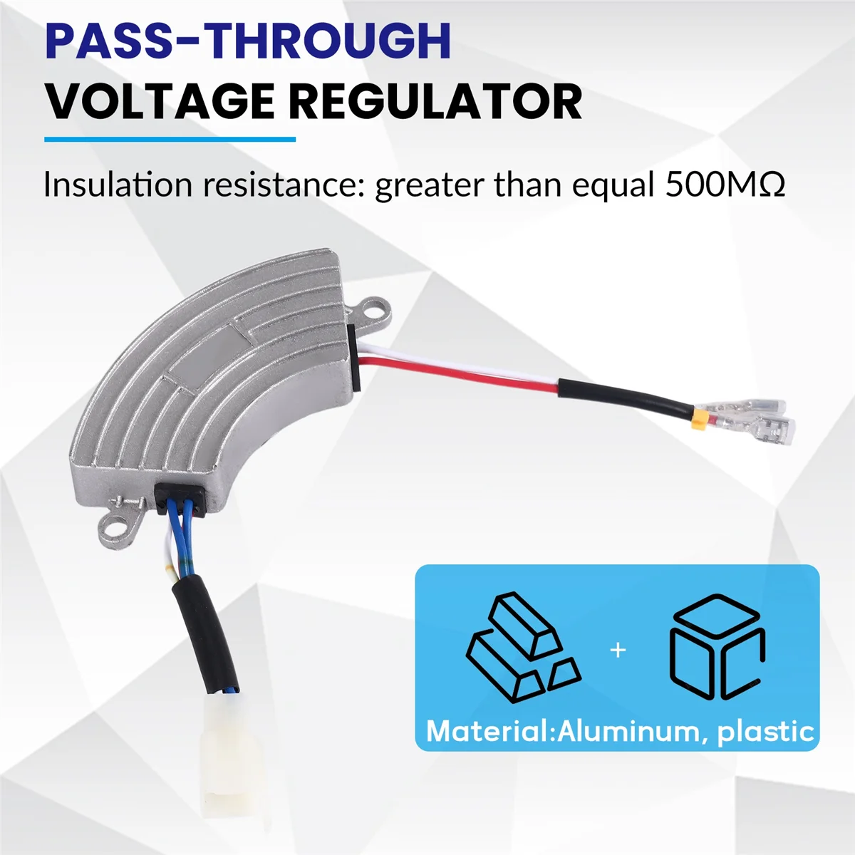 Regulador de tensão 2KW / 2,5KW / 2,8KW Gerador de gasolina AVR Regulador de tensão de alumínio