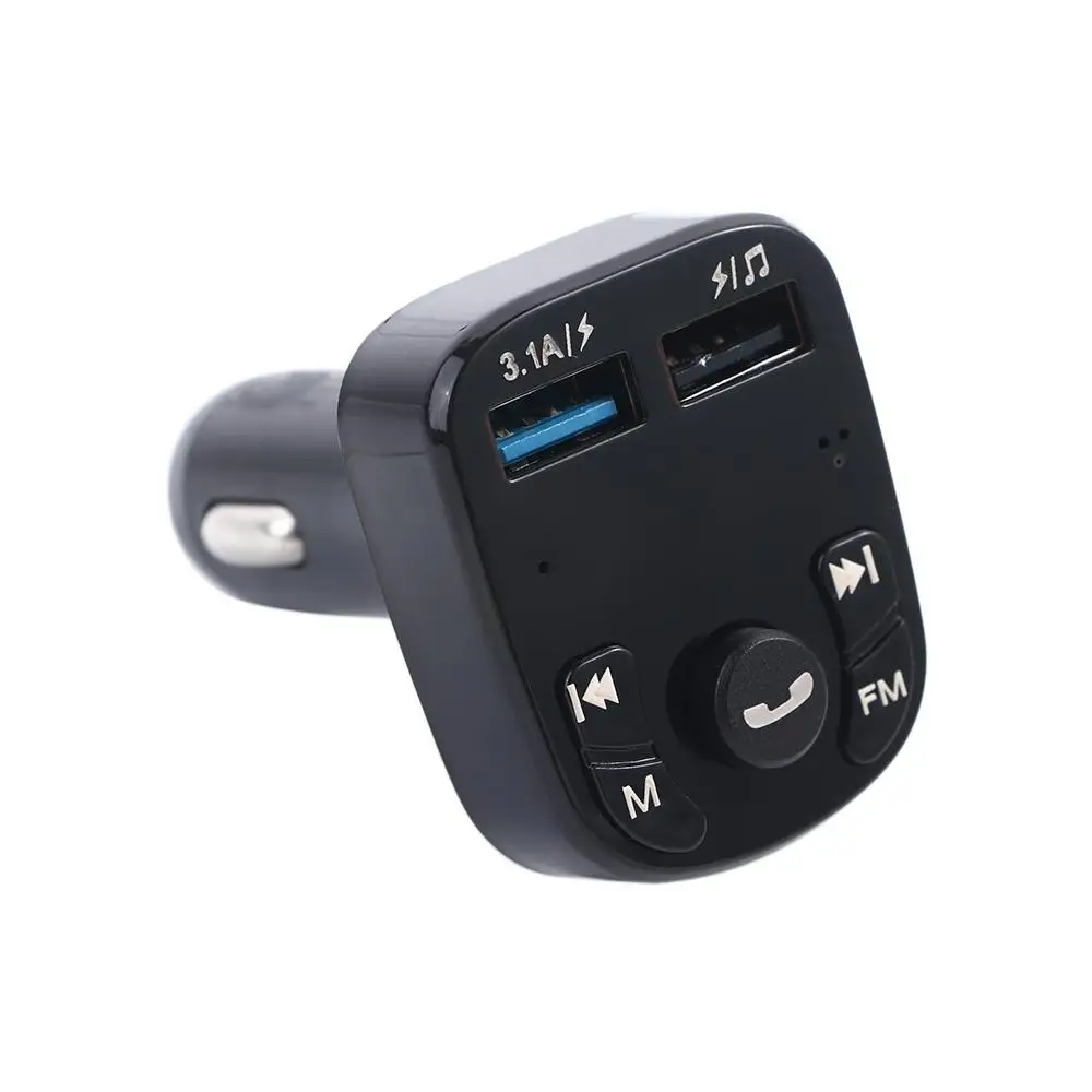Audio Receiver Quick Charger MP3 Music Player Car Player Bluetooth 5.0 FM Transmitter USB Car Charger MP3 Modulator Player