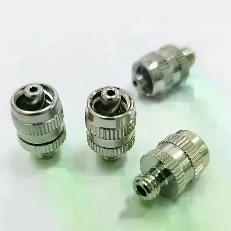 Metal Luer Lock Connector M6-M8 Male Thread Adapter Equipment For Breeders And Vets Syringe Dispensing Adhesive Fitting