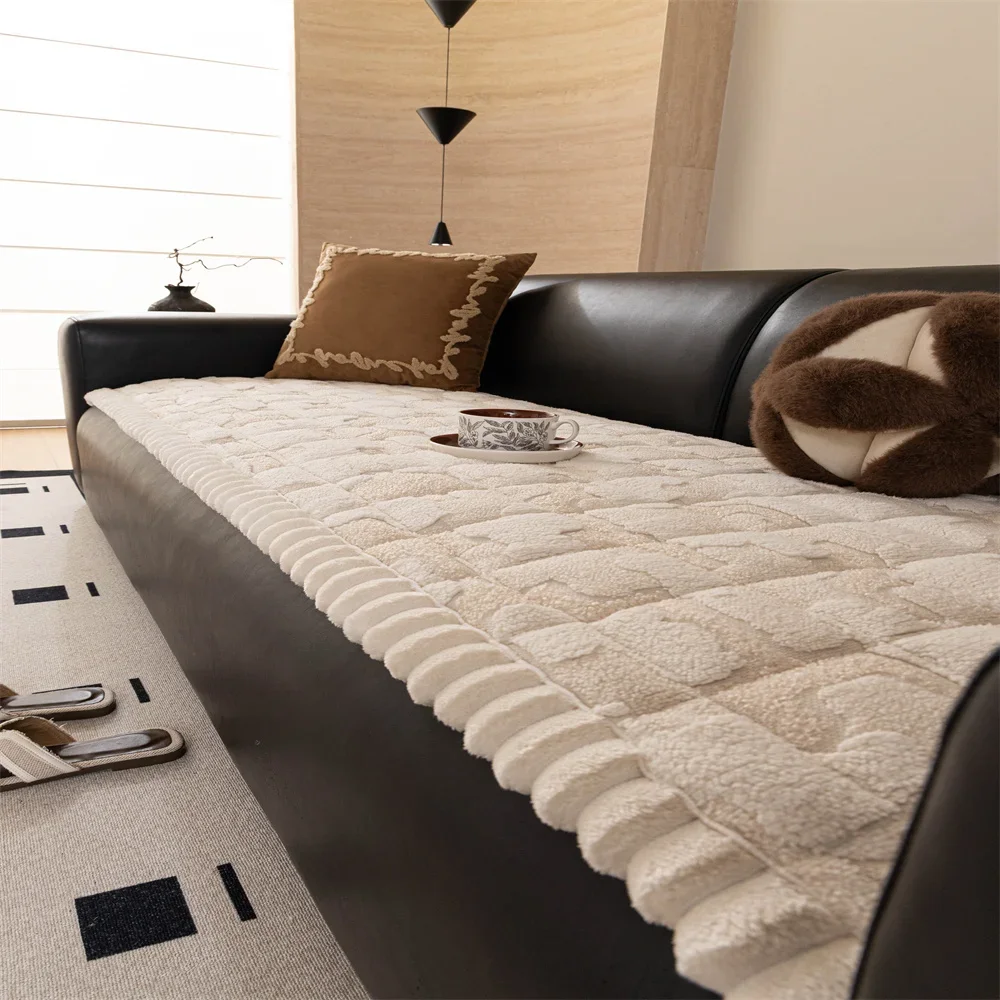 Sofa Cushion New Style Imitation Cotton and Linen All-season Anti-slip Cross-border Sofa Cover Full-cover Sofa Scarf