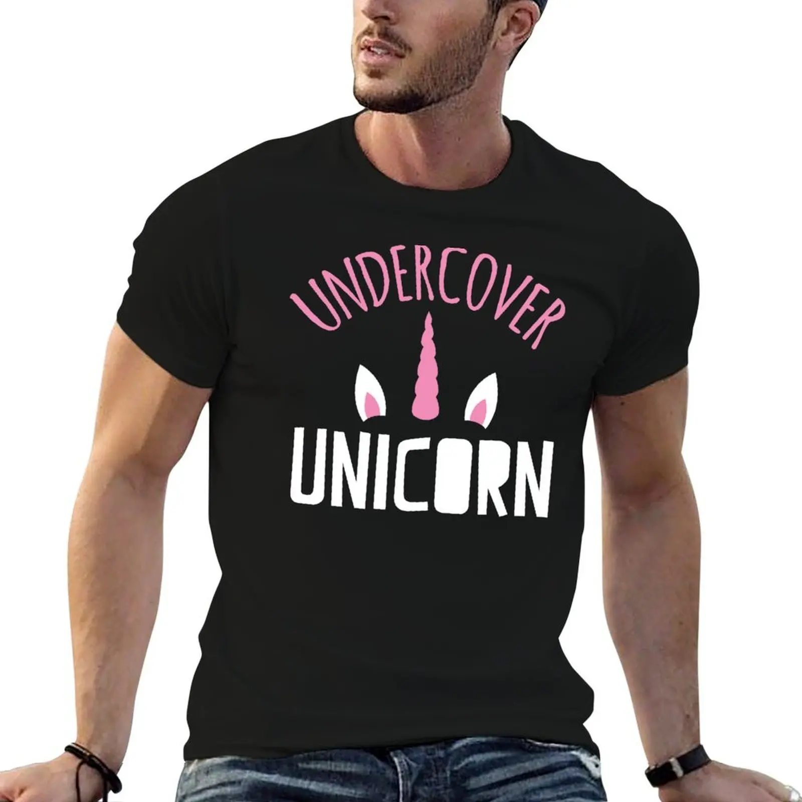 undercover unicorn T-Shirt Soft Durable Cotton T-Shirt