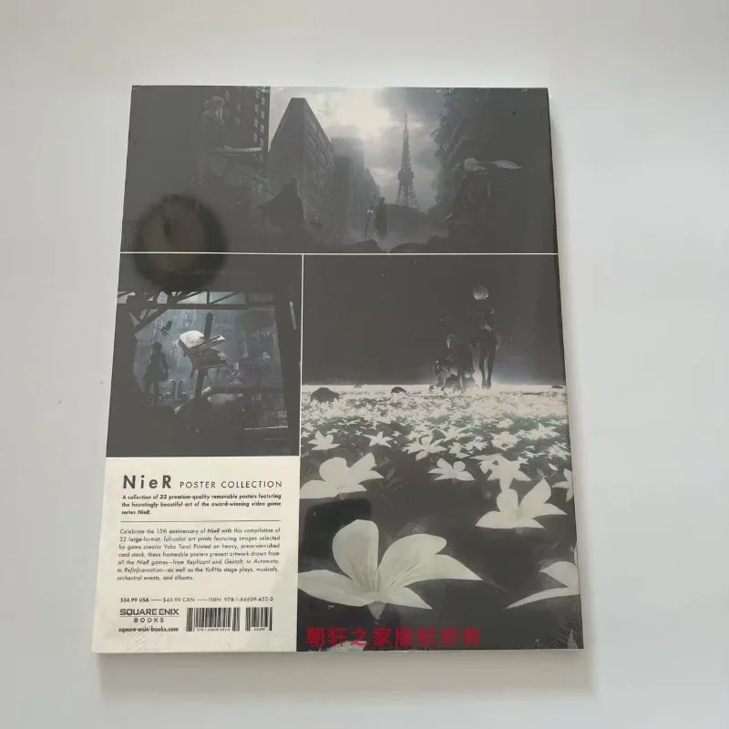 NieR Automata Art Book Poster Collection Original Artwork 32 Posters Illustration Collection