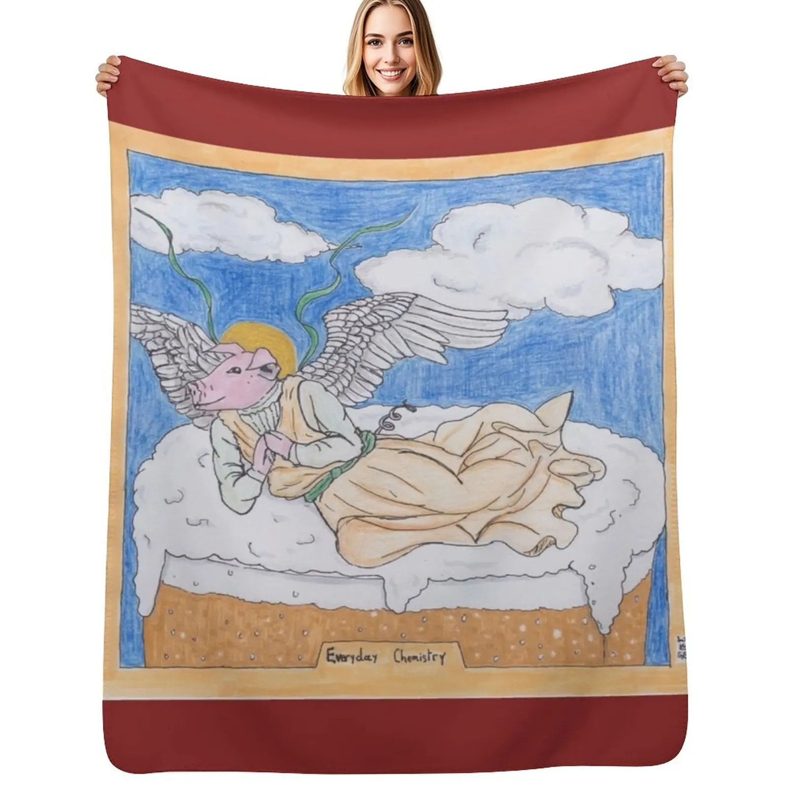 

Everyday Chemistry Throw Blanket Travel Soft Beds cosplay anime Moving Blankets