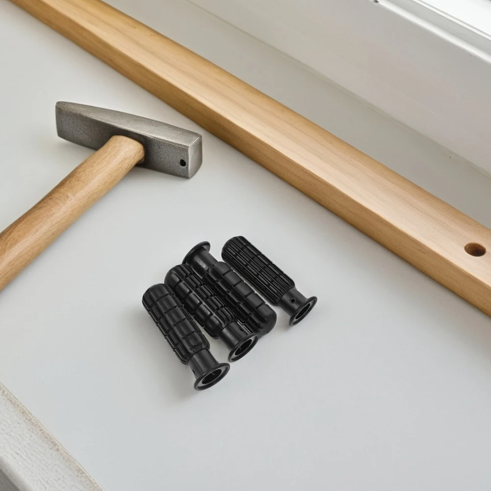 

6 Pcs Foosball Handle Table Accessories Anti-s Handles Non-slip Rod Grip Black Parts