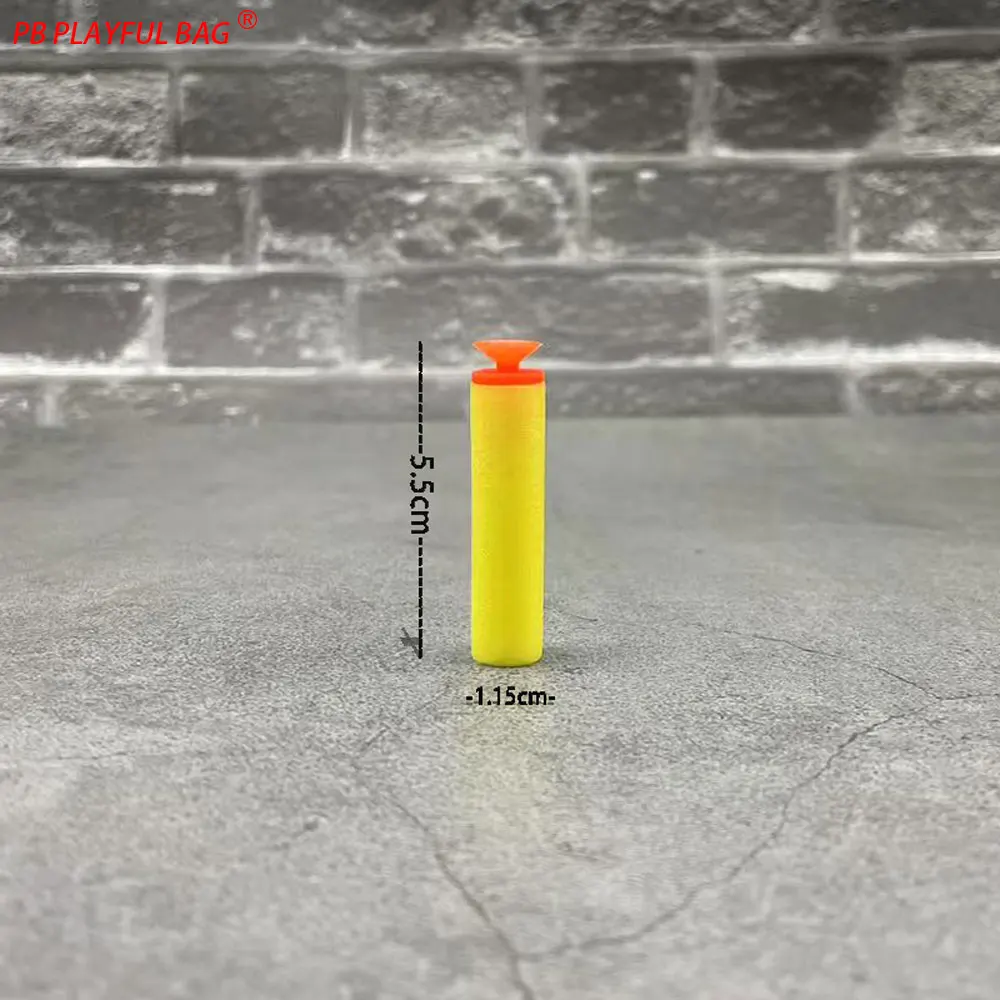 5.5CM ventouse éponge balle molle jaune bleu rouge sécurité mousse jouet pistolet balles accessoire QJ111