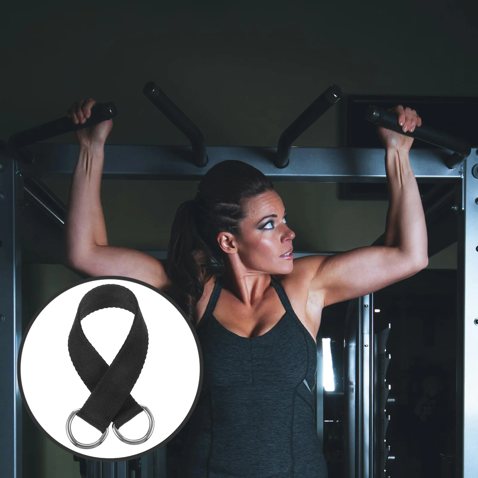 6 stuks veiligheidsgordelaccessoires professionele pull-up ophangriemen draagbare fitnessapparatuur voor krachttraining spierkracht