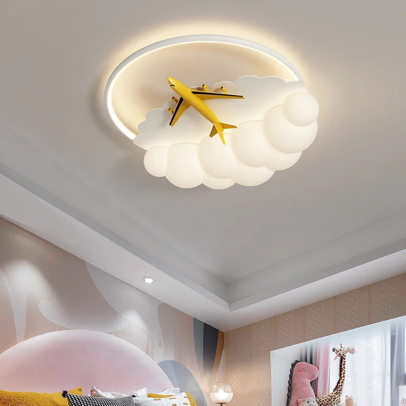 Airplane Lamps Modern LED Chandelier Lights For Children Bedroom Living Room kitchen Lusters Home Decor Indoor Indoor Lighting