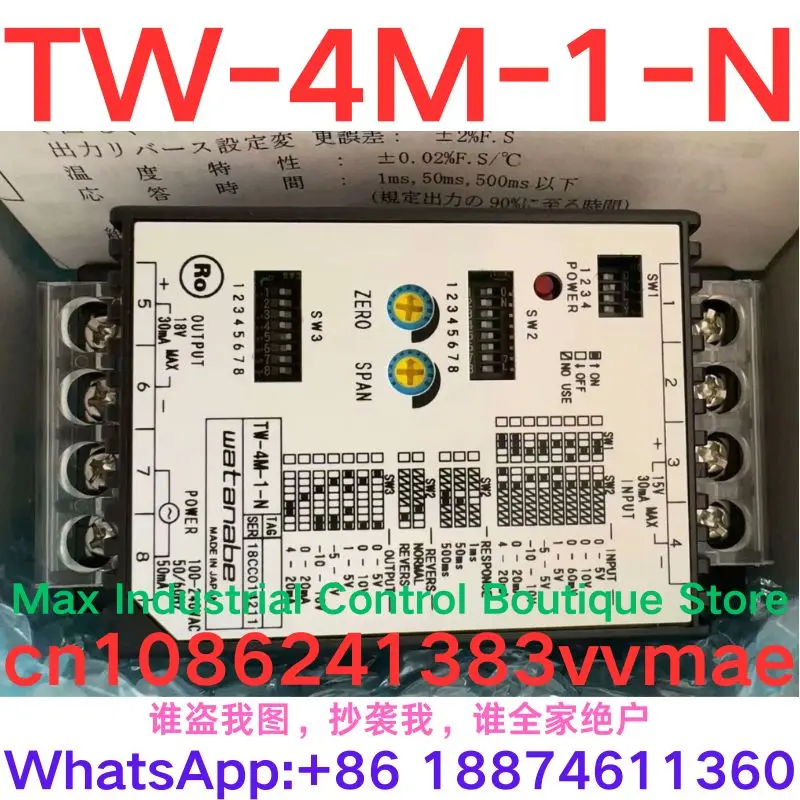 brand-new   DC signal transmitter    TW-4M-1-N