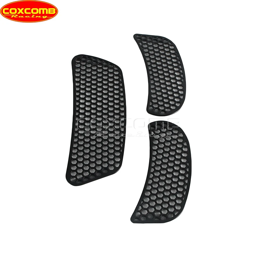 Motorbike Fairing Side Vent Screen Grill Cover For Harley Softail Low Rider ST FXLRST 2022 23 24 2025 Batwing Accent Mesh Screen view 4
