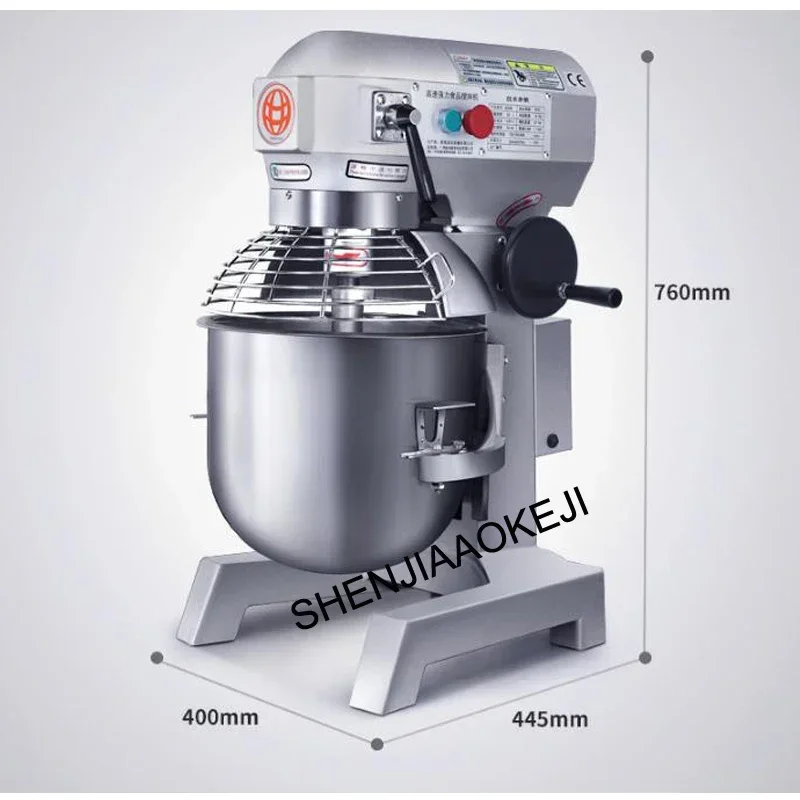 

B20B 3kg Dough Mixer 20L Automatic electric Dough stirring machine Kneading egg beater 220V Food Mixers