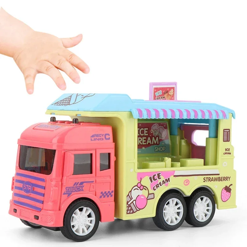 New Ice Cream Candy Car Modle  Play Toys Candy Car Ice Cream Candy Cart House Brain Game Kids Toys Children\'s Gift Toys