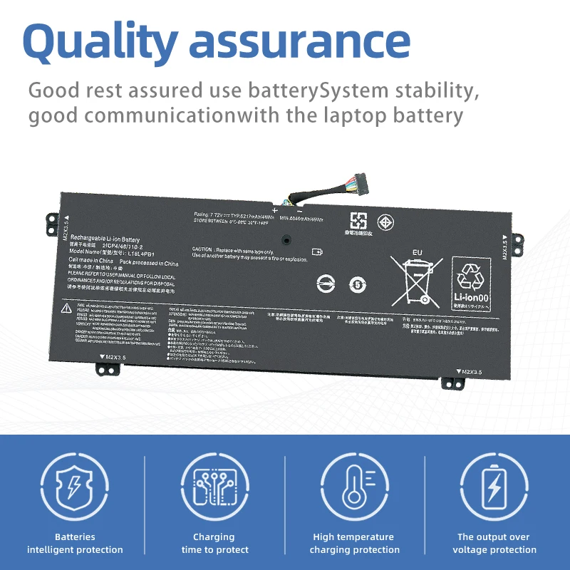 SUOZAHN L16C4PB1 Laptop Battery For Lenovo Yoga 720-13IKB 720- 13IKBR 720-15IKB 730-13IKB 730-13IWL L16L4PB1 L16M4PB1 7.72V 46Wh