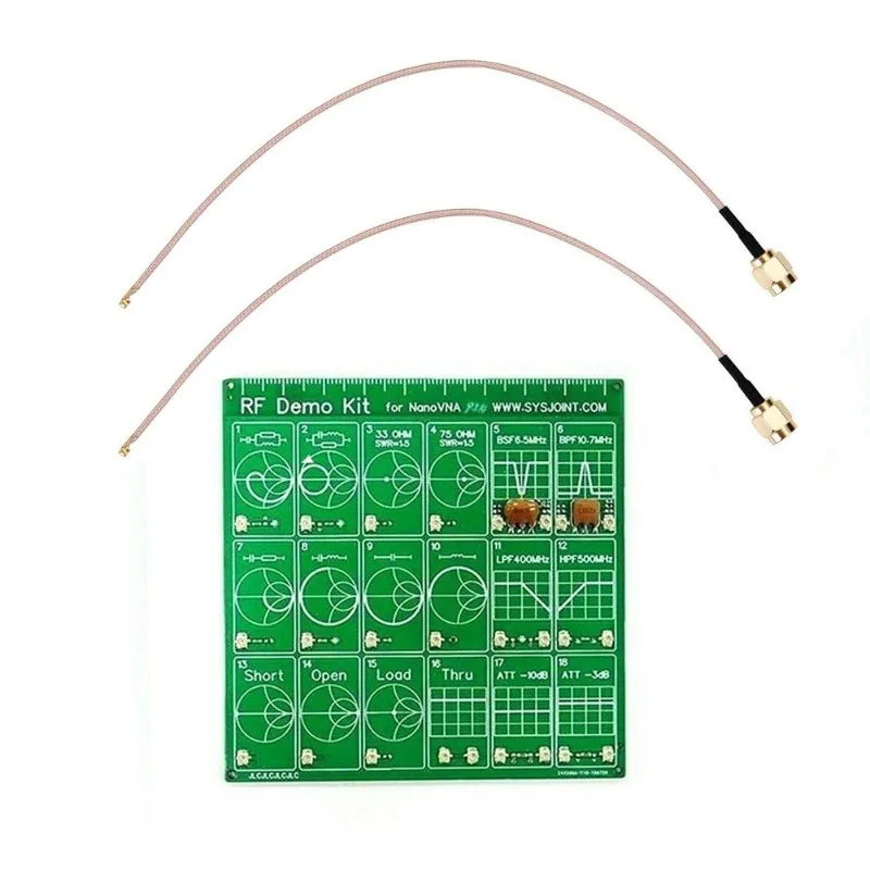 NanoVNA Test Filter/Attenuator Network Analyzer/Electrical Instrument Demonstration Kit