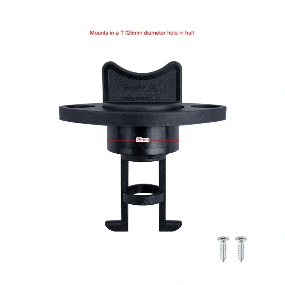 25mm 1Inch Nylon Thread Drain Plug Oval Garboard Bung Socket Kayak Canoe Yacht Fishing Boat Marine Drain Hole Fitting