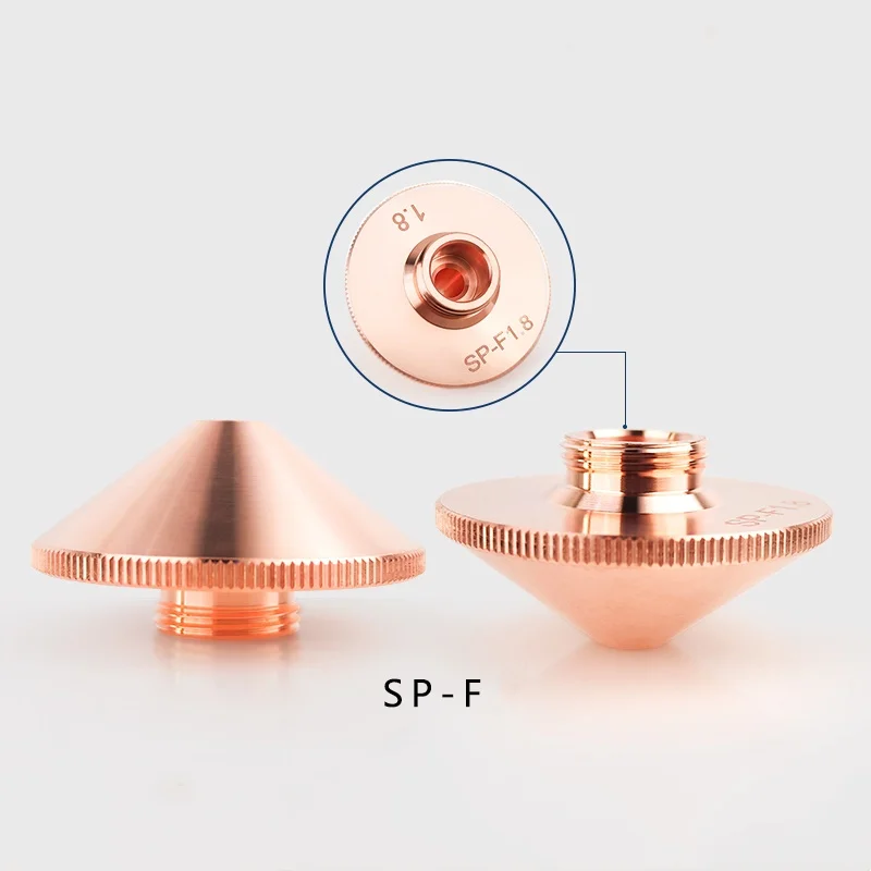 Sp hans corte a laser único bico de camada dupla de alta velocidade st dx d28 h15 m11 para máquina de corte de cabeça de laser de fibra raytools